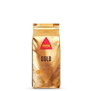Delta Cafes Gold Whole Bean Coffee 1kg/35.2oz, Intensity 12, Arabica Roasted - Cereal and Popcorn NotesNaturally Roasted Espresso Beans Delta Cafes Delta Caf s Gold Whole Bean Coffee 1kg/35.2oz, Intensity 12, Arabica