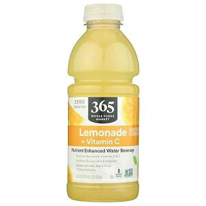 365 by Whole Foods Market, Water Nutrient Lemonade Vitamin C No Calorie, 20 Fl Oz