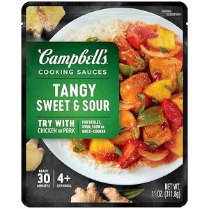 Campbell's �X�L���b�g�\�[�X �^�C�J���[�`�L���A11 �I���X Campbell's Cooking Sauces, Spicy Thai Curry, 11 Oz Pouch