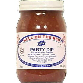 Hell on the Red Mild Party Dip Salsa, 16 oz (Pack of 2)