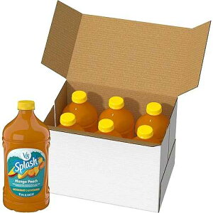 V8 Splash Watermelon Cherry Flavored Juice Beverage, 64 fl oz Bottle (6 Pack)