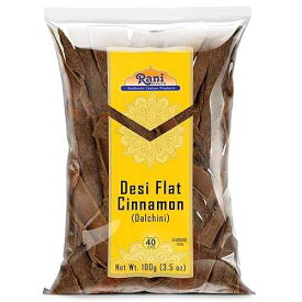 Rani Brand Authentic Indian Products Rani Desi (Dalchini) Flat Cinnamon 3.5oz (100g) ~ All Natural / Vegan / Gluten Friendly / NON-GMO / Kosher / Indian Origin