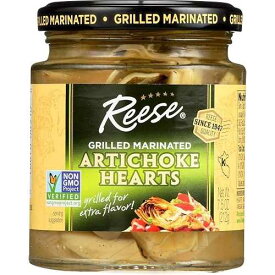 リース グリルしたアーティチョークのハートのマリネ、7.5 オンス (12 個パック) Reese Grilled Marinated Artichokes Hearts, 7.5-Ounces (Pack of 12)
