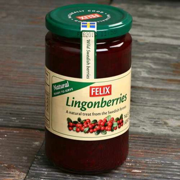 スウェーデン産リンゴンベリージャム(フェリックス) Swedish Lingonberry Preserves by Felix (14.5 ounce)
