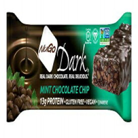 NuGo ダークミント チョコレートチップ、1.76 オンスバー (12 個パック) NuGo Dark Mint Chocolate Chip, 1.76-Ounce Bars (Pack of 12)