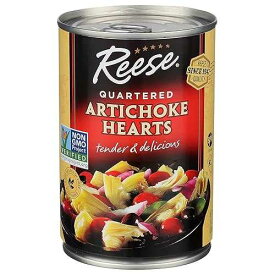 リース 4等分アーティチョークハート、14オンス(12個パック) Reese Quartered Artichoke Hearts, 14 Ounces (Pack of 12)