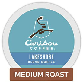 カリブーコーヒー レイクショアブレンド シングルサーブコーヒー Kカップポッド、ミディアムローストコーヒー、72個 Caribou Coffee Lakeshore Blend Single Serve Coffee K Cup Pod, Medium Roast Coffee, 72Count