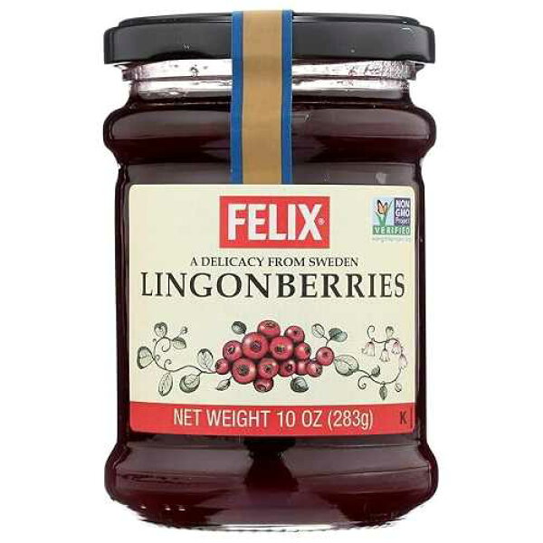 フェリックス・リンゴンベリー - 10オンス (2個パック) Felix Lingonberries - 10 Ounces (Pack of 2)