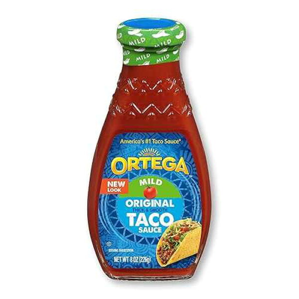 Ortega Original Taco Sauce, Mild, 8 Ounce (Pack of 12)