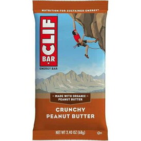 Clif Bar Crunchy Bars, Peanut Butter, 2.4 Oz.