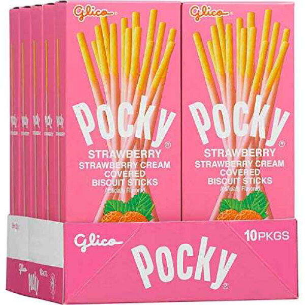 ポッキー ストロベリー 10CT 1.41オンス POCKY STRAWBERRY 10CT 1.41OZ