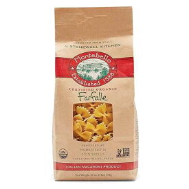 Montebello オーガニック ファルファッレ、1 ポンド (4 パック) Montebello Organic Farfalle, 1 lb (4-Pack)
