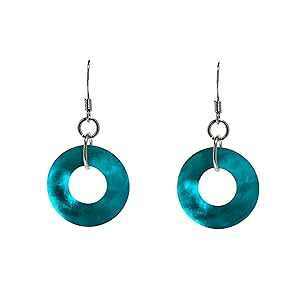 TCNBe[WC\W[KXt[vCO Bottled Up Designs Recycled Vintage Mason Jar Glass Hoop Earrings