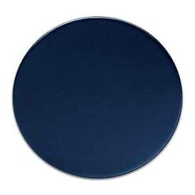 Dacasso A4654 Leatherette Round Coaster Navy Blue