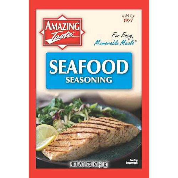 素晴らしい味わいのシーフード調味料バンドル (10 パケット - 各 0.75 オンス) Amazing Taste Seafood Seasoning Bundle (10 Packets- .75 oz ea.)