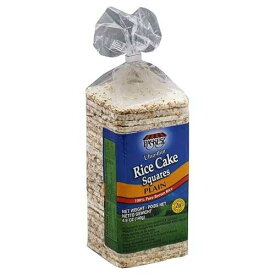 Paskesz 極薄餅四角、プレーン、4.9 オンス Paskesz Ultra Thin Rice Cake Squares, Plain, 4.9 oz