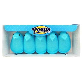 Peeps Blue Marshmallow Chicks 5ct Package 1 1/2oz