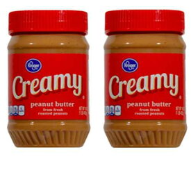 クローガー クリーミーピーナッツバター 16 オンス (2 パック) Kroger Creamy Peanut Butter 16 oz (2 pack)
