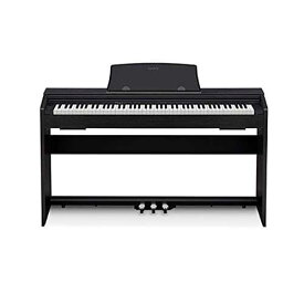 Casio Privia PX-770 88-Key Weighted Console Digital Piano / Tri-Sensor II Scaled Hammer Action Keys / AiR Sound Source, 19 Tones, Concert Play, 16W Stereo Speakers, USB-MIDI / Elegant Black Cabinet