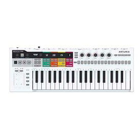 Arturia KeyStep Pro 37 キー コントローラー & シーケンサー USB/MIDI/CV キーボード コントローラー、アフタータッチ付き、4 ポリフォニック、16 トラック ドラム シーケンサー Arturia KeyStep Pro 37-Key Controller & Sequencer USB/MIDI/CV K