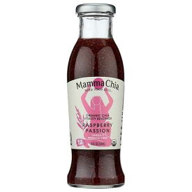 Mamma Chia オーガニック ラズベリー パッション バイタリティ ビバレッジ、10 オンス Mamma Chia Organic Raspberry Passion Vitality Beverage, 10 Ounce