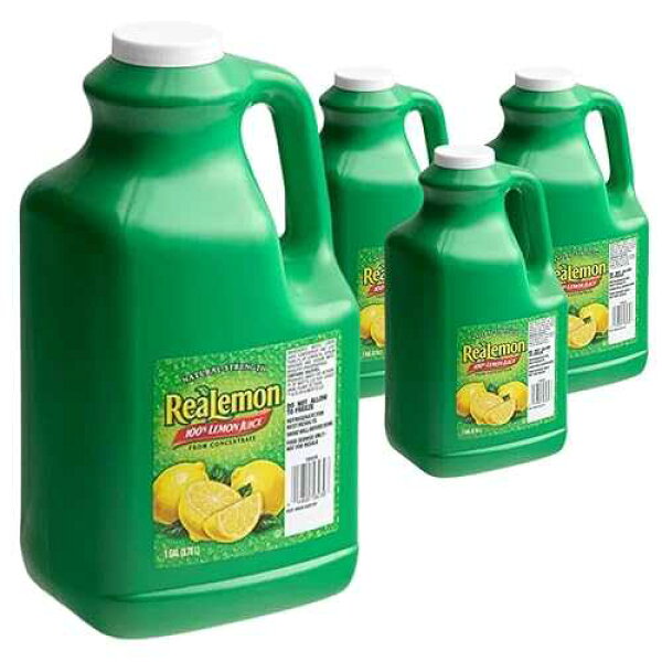 リアルモンジュース 4 ケース 1 ガロン Mott's Realemon Juice 4 Case 1 Gallon