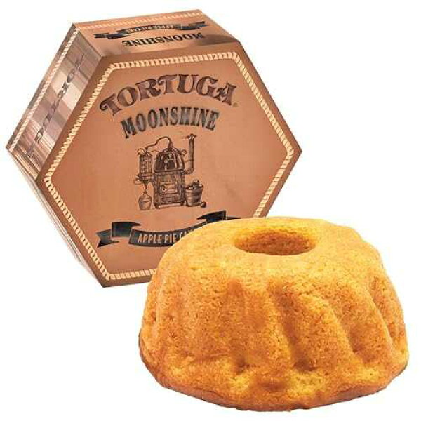 トルツーガ カリビアン・ムーンシャイン アップルパイケーキ 16オンス TORTUGA Caribbean Moonshine Apple Pie Cake - 16 oz Cake - The Perfect Premium Gourmet Gift for Gift Baskets & Birthday Gifts - Great Cakes for Delivery