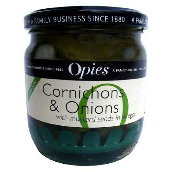 オピー コルニション&オニオン - 400g Opies Cornichons & Onions - 400g