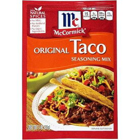 マコーミック タコス シーズニング ミックス、1オンス (12個パック) McCormick Taco Seasoning Mix, 1 Ounce (Pack of 12)
