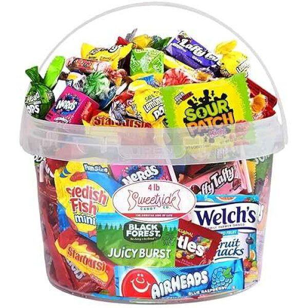 イースターキャンディーアソート 4ポンド 4LBボックス(4ポンド) SWEETSIDE CANDY CO. Candy Variety Pack - Bulk Candy Care Package - Assorted Candy Box - Movie Night Supplies, Snack Food Gift, Office Candy Assortment - Gift Box