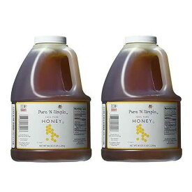 Pure N Simple 100% ピュアハニー、5 ポンド (80 オンス) バルクサイズ - 2 パック Pure N Simple 100% Pure Honey, 5 lb (80 oz) Bulk Size - 2 Pack