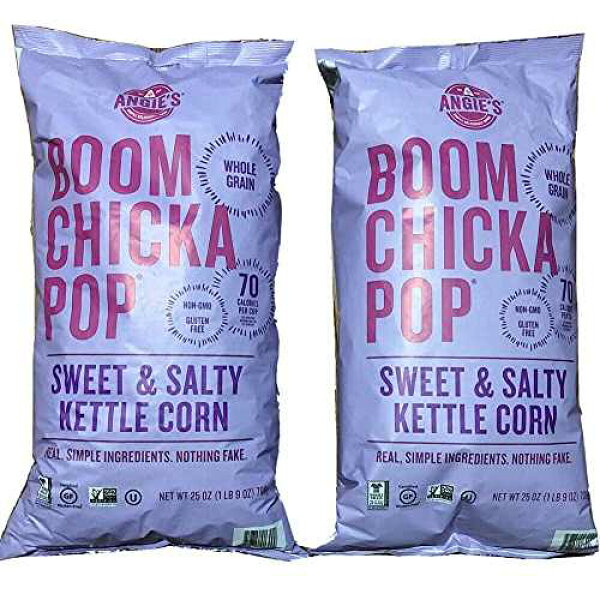 Mamay Sumarna 2 パック ANGIES BOOM CHICKA POP スイート アンド ソルティ ケトル コーン 各 25 オンス グルテン フリー - 2 個セット Mamay Sumarna 2 PACKs ANGIES BOOM CHICKA POP Sweet And Salty Kettle Corn 25oz Each Gluten F