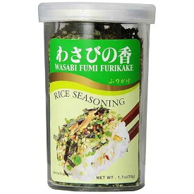 JFC わさびふりかけ ライス調味料、1.7オンス JFC Wasabi Furikake Rice Seasoning, 1.7 Ounce