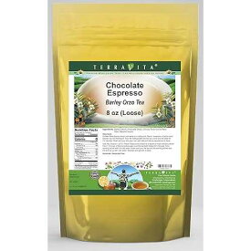 チョコレート エスプレッソ 大麦オルゾ ティー (ルース) (8 オンス、ZIN: 567033) - 3 パック Terravita Chocolate Espresso Barley Orzo Tea (Loose) (8 oz, ZIN: 567033)