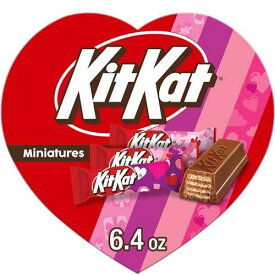 KIT KAT Miniatures Milk Chocolate Wafer, Valentine's Candy Gift Box, 6.4 oz