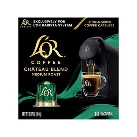 L'OR Coffee Pods, 10 Count Bonjour Light Roast Blend, Single-Serve Aluminum Coffee Capsules Compatible with the L'OR BARISTA System, 10 count (Pack of 1)