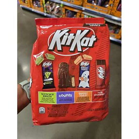 HAL KIT KAT Halloween Lovers Snack Size Bar Assortment Bag (KIT KAT Crisp Wafers, KIT KAT Crisp Wafers Counts, KIT KAT Ghost Wafers In Cinnamon Flavored Creme and KIT KAT Witch's Brew Wafers