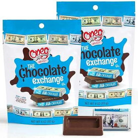 Bloom's Money Chocolate Bars, 4oz Bag of Money Themed Candy, Perfect Chocolate Dollar Bills for Party Favors, Piñatas, Classroom Rewards or Holiday Stockings, Great for Kids, Adults, Teachers and Collectors (Pack o
