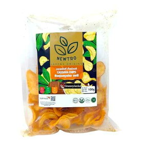 Newtro Jaffna Origins Cassava Chips, Spicy Chili Flavor, 100g, Crunchy Root Vegetable Snack - 2 Packs