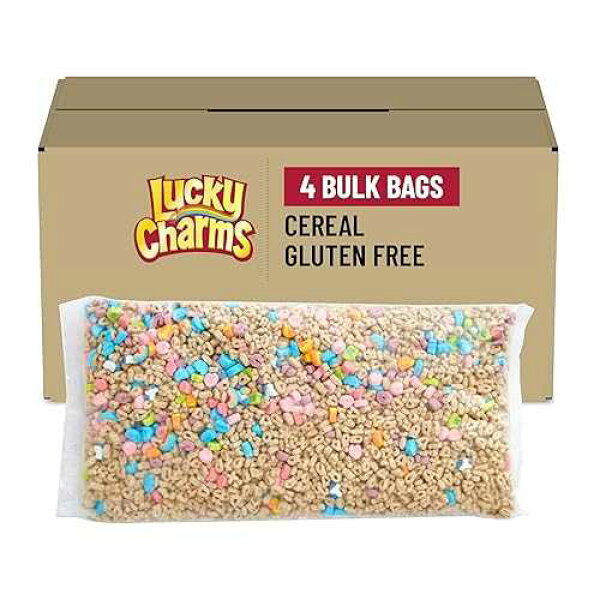 Lucky Charms Cereal 35 oz. Bag (Pack of 4)