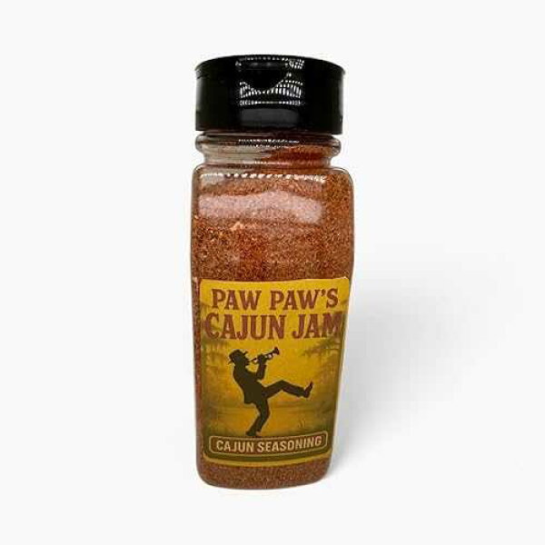 Amazing Things Paw Paw's Cajun Jam Seasoning, 14oz - All-Purpose Spice Blend of Garlic, Onion, Salt, Pepper, Papprika - Signature Blend (14 oz, Tangy)