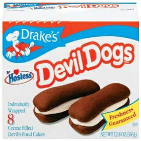 Drake's Devil Dogs、1.7オンスのスナックケーキ、6箱 Drake's Devil Dogs, 1.7 oz Snack Cakes, 6 Boxes