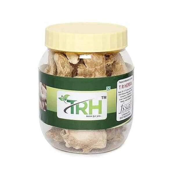 TRH Whole Organic Sonth / Ginger Pure / Dry Adrak / Dry Ginger / Pure Sabut Saunth (200 gm) Pack of (1 x 200gm)