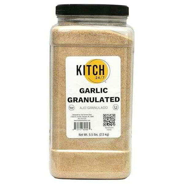 KITCH24/7 KITCH 24/7 Granulated Garlic, 5.5 Pound