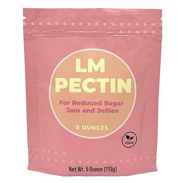 crait LM Pectin Powder, Low-Methoxyl LM Amidated Powdered Pectin Powder for Making Reduced Sugar or Sugar-Free Jam and Jellies 5 Ounce