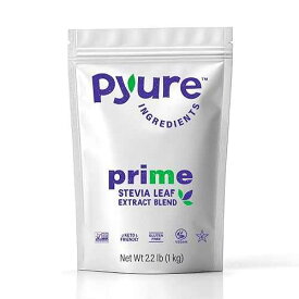 Pyure Prime Stevia Extract Powder, Stevia Blend, Non-GMO, Bulk Ingredient, 1 Kg