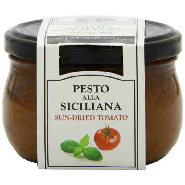Cucina & Amore Pesto Alla Sicilana Sauce, Sun Dried Tomato, 7.9 Ounce (Pack of 6)