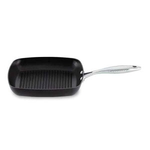 Scanpan Professional 10 1/2 inch Square Nonstick Grill Pan - Compatible with All Cooktops, Induction Ready, Metal Utensil Safe, Oven Safe to 500°F, Dishwasher Safe
