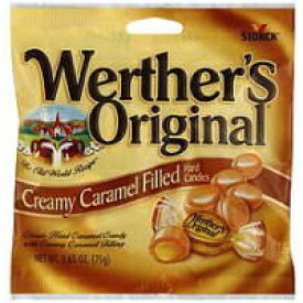 Werther's クリーミーキャラメル入りハードキャンディー (12 個入り) Werther's Creamy Caramel Filled Hard Candies (Case of 12)