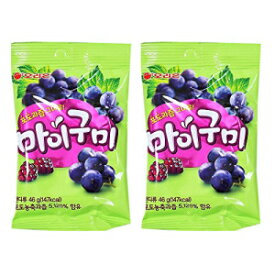 オリオンチューイーフルーツスナックグレープフレーバーグミ-マイグミ（12パック） Orion Chewy Fruit Snack Grape Flavored Gummy - My Gumi (12 Pack)